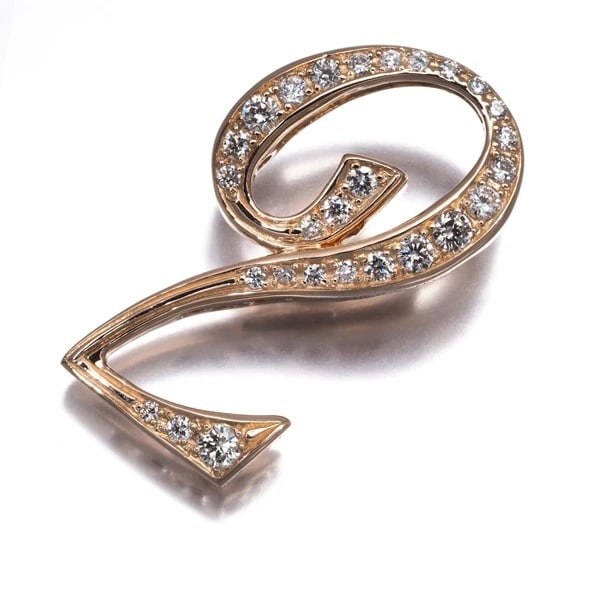 GEM CASTLE YUKIZAKI PENDANT DIAMOND 18K RG: Gem Castle YUKIZAKI Pendant Diamond 18K RG Brand: Gem Castle YUKIZAKI Type/Style: Pendant Material: 18K/ 750/ Rose Gold, Main Stone Natural Color: Rose Gold Size: Design size: 24.7 x 14.0mmBail inner 
