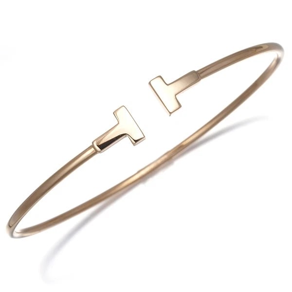 TIFFANY&CO. BRACELET TIFFANY 18K 750 ROSE GOLD: Tiffany&Co. Bracelet Tiffany 18K 750 Rose Gold Brand: Tiffany & Co. Type/Style: Bracelet Material: 18K/ 750/ Rose Gold, Color: Rose Gold Size: Inner circumference: 16.5cmDesign width: 6.7mm Access