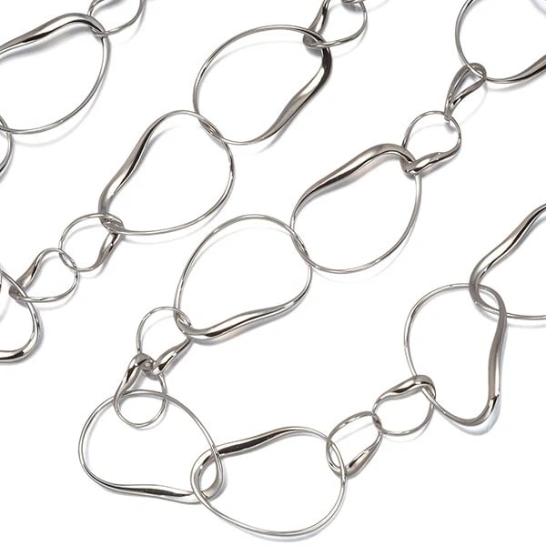 CHANTECLER CHAIN NECKLACE 18K 750 WHITE GOLD: Chantecler Chain Necklace 18K 750 White Gold Brand: Chantecler Type/Style: Necklace Material: 18K / 750 / White Gold, Color: White Gold Size: Necklace length: 64cm Accessories: None Accessories