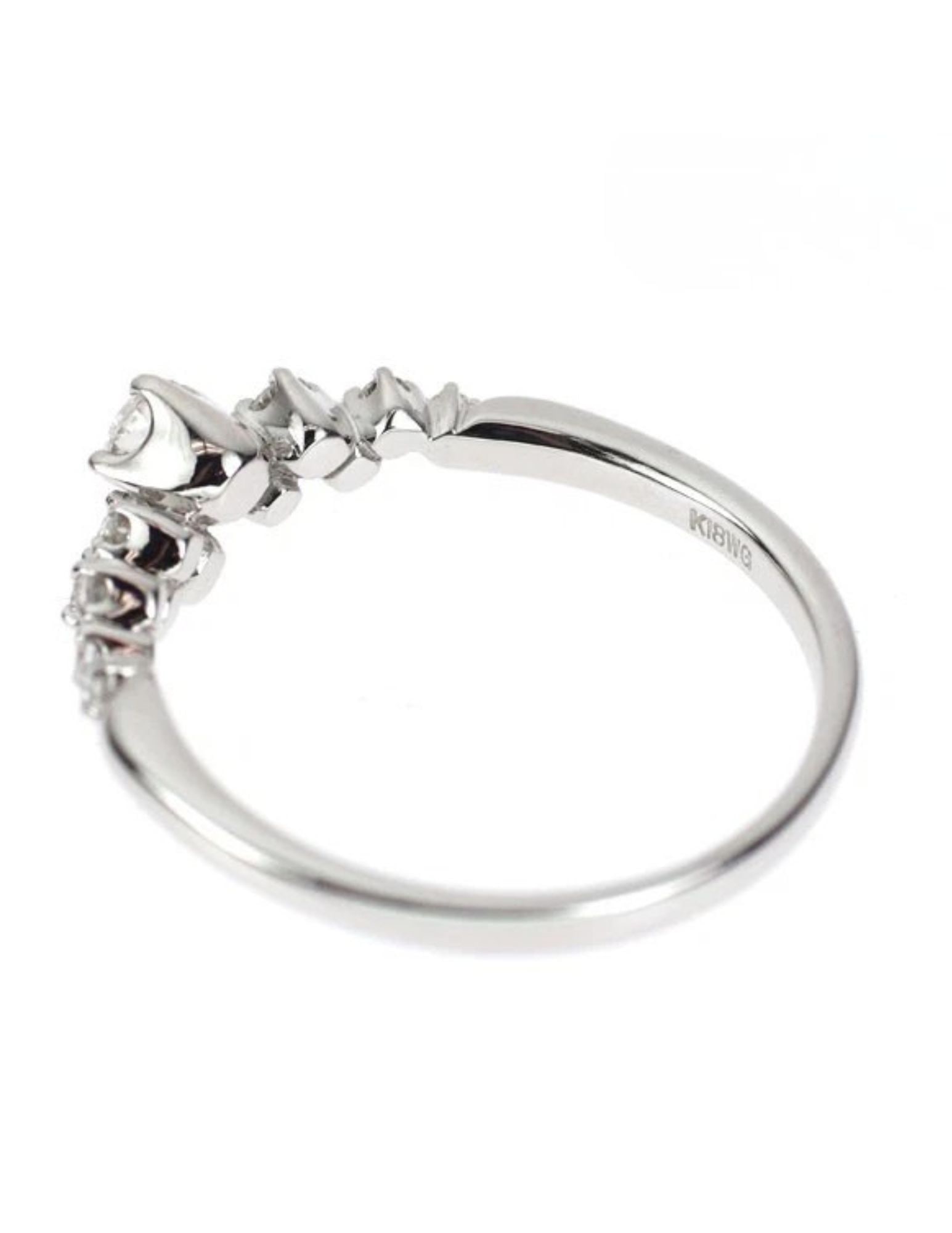 MJC K18WG DIAMOND RING - 2