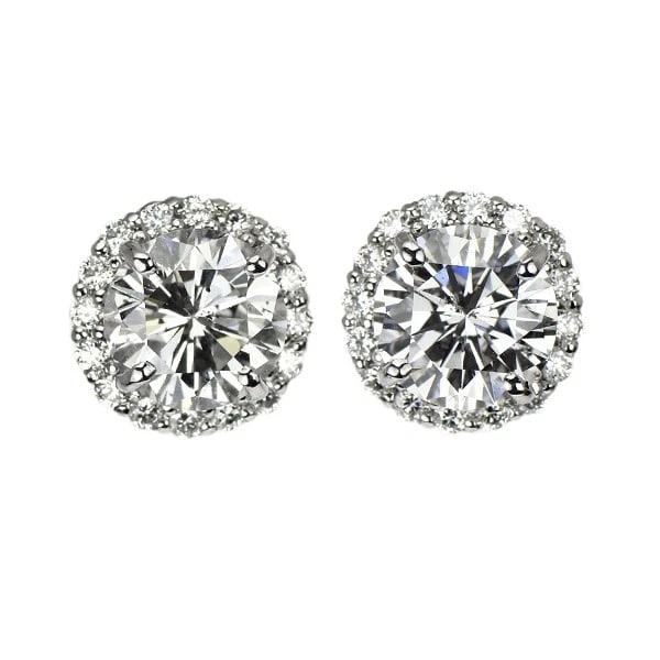 PT950/ PT900 DIAMOND STUD EARRINGS: Pt950/ Pt900 Diamond Stud Earrings Brand: None Type/Style: piercing Material: Pt950/ Pt900, Main Stone Natural Color: Pt Size: Length/Width/Diameter 8.5 Accessories: None Accessories Notice: When