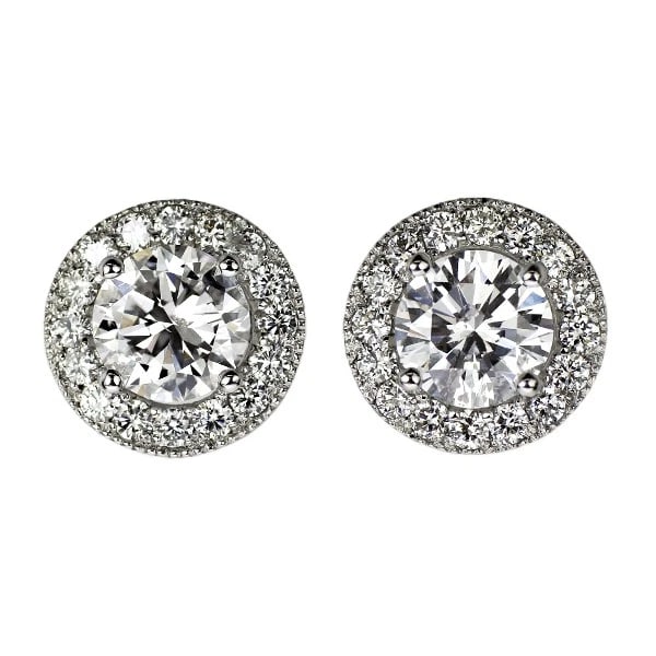 PT950/ PT900 DIAMOND STUD EARRINGS: Pt950/ Pt900 Diamond Stud Earrings Brand: None Type/Style: piercing Material: Pt950/Pt900, Main Stone Natural Color: Pt Size: Length/Width/Diameter 10.7 Accessories: None Accessories Notic