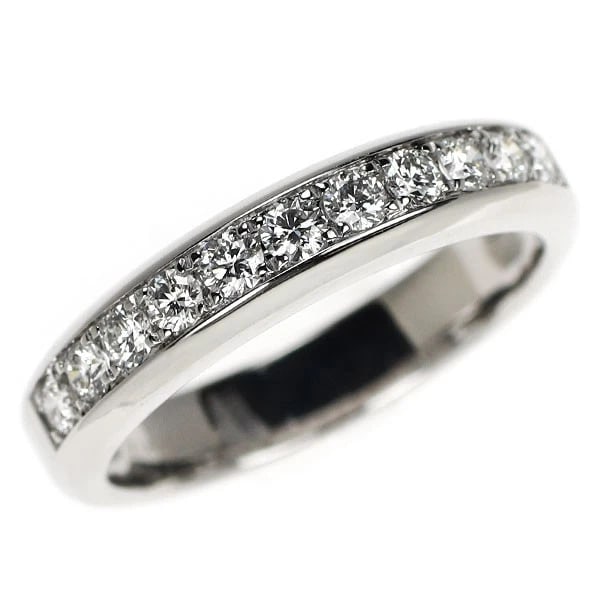 K14WG DIAMOND RING: K14WG Diamond Ring Brand: None Type/Style: Ring Material: K18WG, Main Stone Natural Color: WG Size: 5.5 - 5.75 US Accessories: None Accessories Notice: When purchasing pre-owned goods, please refer