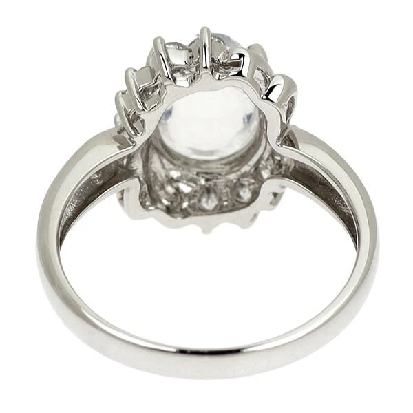 PT900 PERISTERITE DIAMOND RING - 2