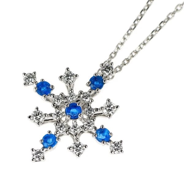 TASAKI PEARL K18WG AUNITE DIAMOND PENDANT NECKLACE: Tasaki Pearl K18WG Aunite Diamond Pendant Necklace Brand: Tasaki Pearl Type/Style: pendant necklace Material: K18WG, Main Stone Natural/Pearl Color: WG Size: Chain Length 47cm Accessories: None