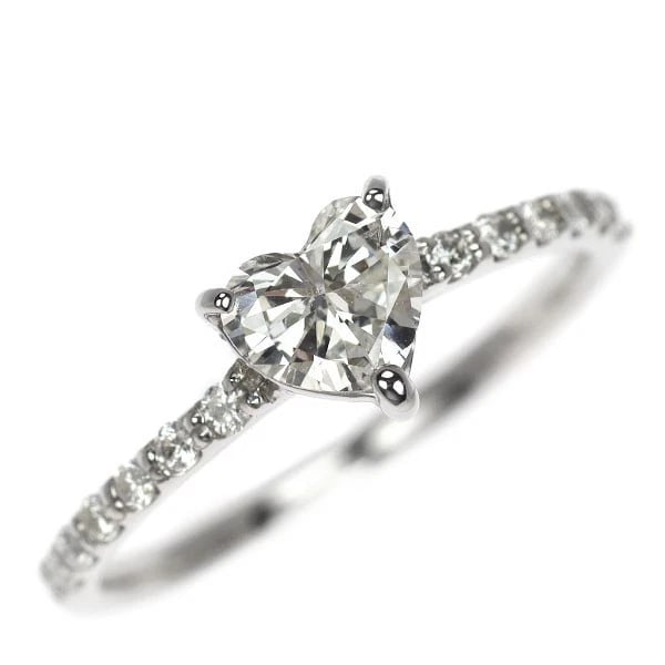 PT950 HEART SHAPE DIAMOND RING (1 of 2)