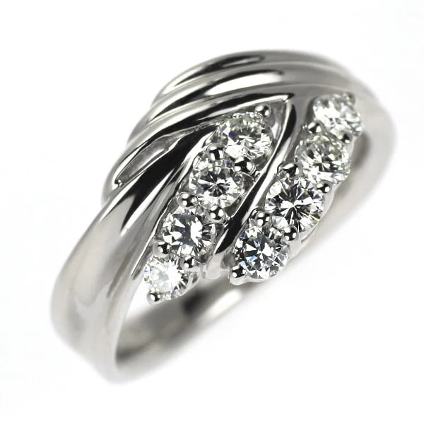 MONICKENDAM PT900 DIAMOND RING: Monickendam Pt900 diamond ring Brand: Monnickendam Type/Style: Ring Material: Pt900, Main Stone Natural Color: None Size: 4.75 - 5 US Accessories: None Accessories Notice: When purchasing pre-owned