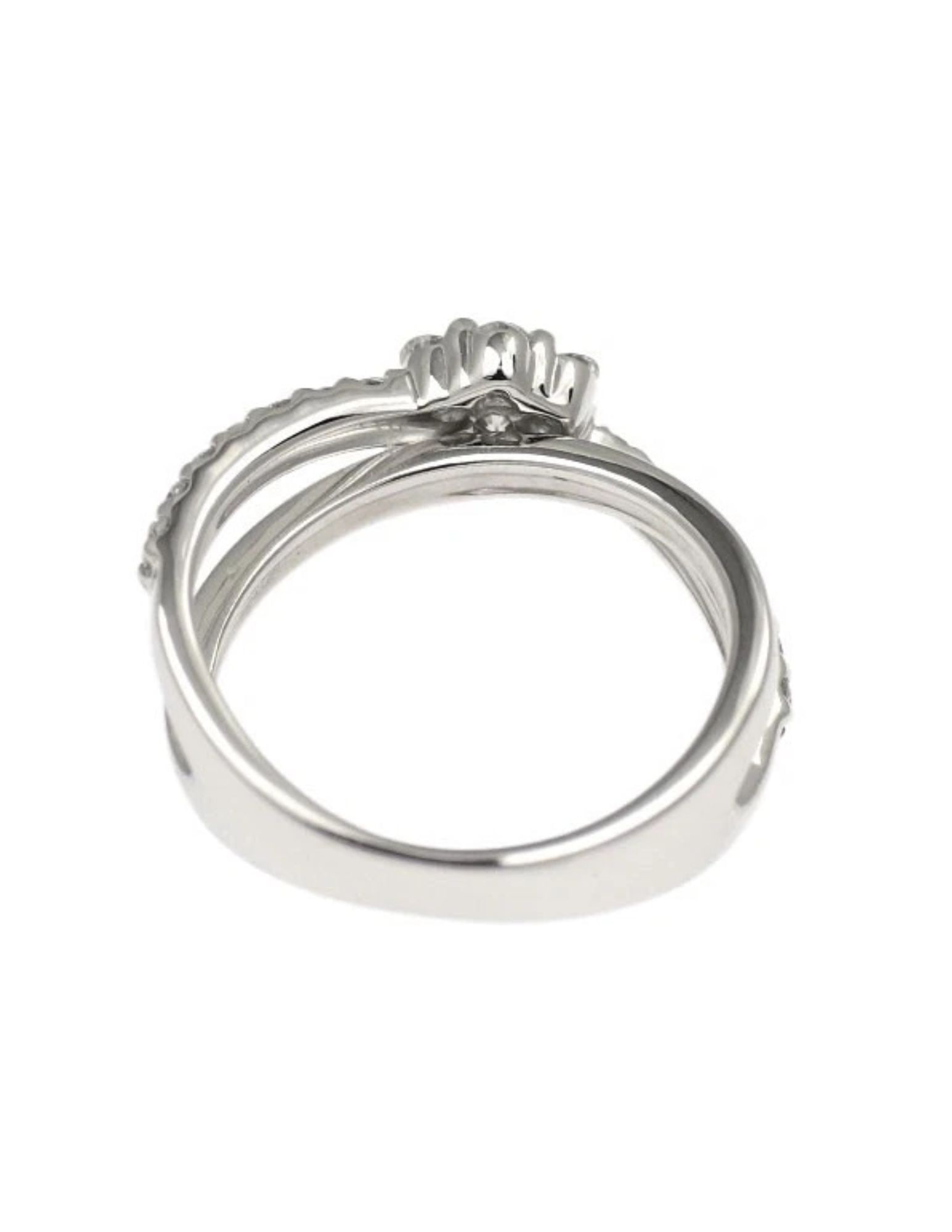 PONTEVECCHIO K18WG DIAMOND RING - 2