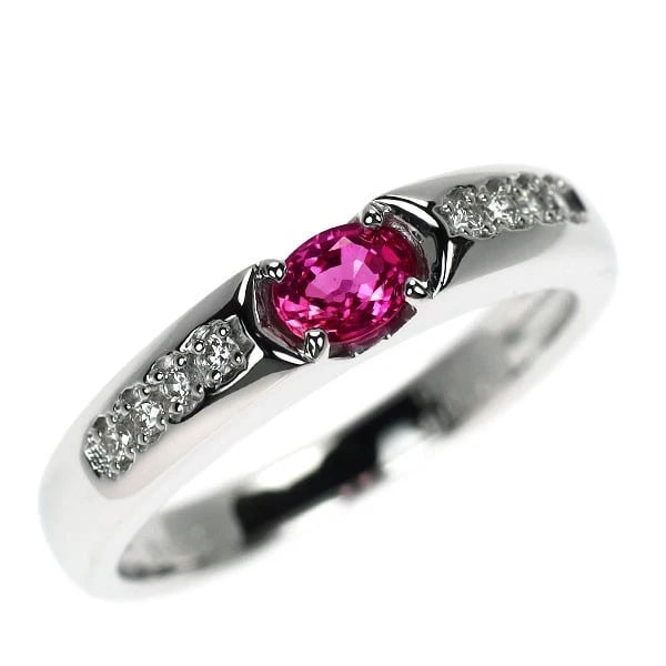 PT900 UNHEATED PIGEON BLOOD RUBY DIAMOND RING: Pt900 Unheated Pigeon Blood Ruby Diamond Ring Brand: None Type/Style: Ring Material: PT900, Main Stone Ruby Color: Pt Size: 5.5 - 5.75 US Accessories: None Accessories Notice: When purchasing