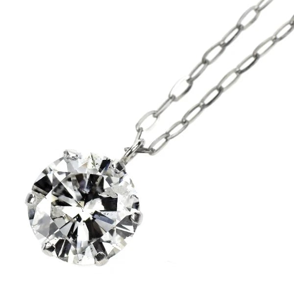 PT900/ PT850 DIAMOND PENDANT NECKLACE: Pt900/ Pt850 Diamond Pendant Necklace Brand: None Type/Style: pendant necklace Material: Pt900/Pt850, Main Stone Natural Color: Pt Size: Chain Length: 45cm Accessories: None Accessories Notice: When