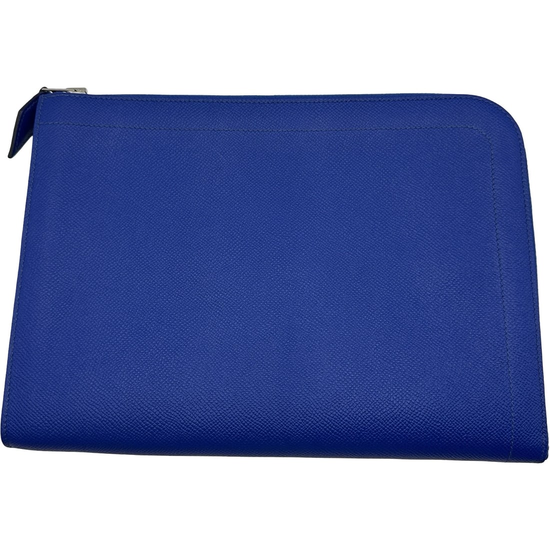 HERMES ZIP TABLET CLUTCH BAG: HERMES Zip tablet Clutch bag Brand: HERMES Type/Style: Clutch bag Material: Epsom Color: Blue Etrick SilverHardware Size: W11.2 x H7.9x D0.8inch Accessories: None Accessories Notice: When purchasing