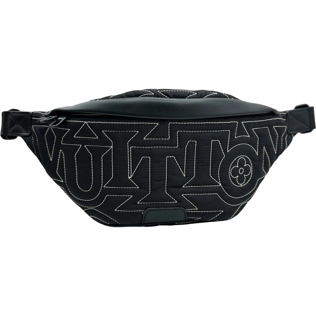 LOUIS VUITTON DISCOVERY BUMBAG BODY BAG: LOUIS VUITTON Discovery Bumbag body bag Brand: LOUIS VUITTON Type/Style: body bag Material: LV Snow Color: black Size: W14.2 x H5.1x D3.1inch Accessories: None Accessories Notice: When purchasing