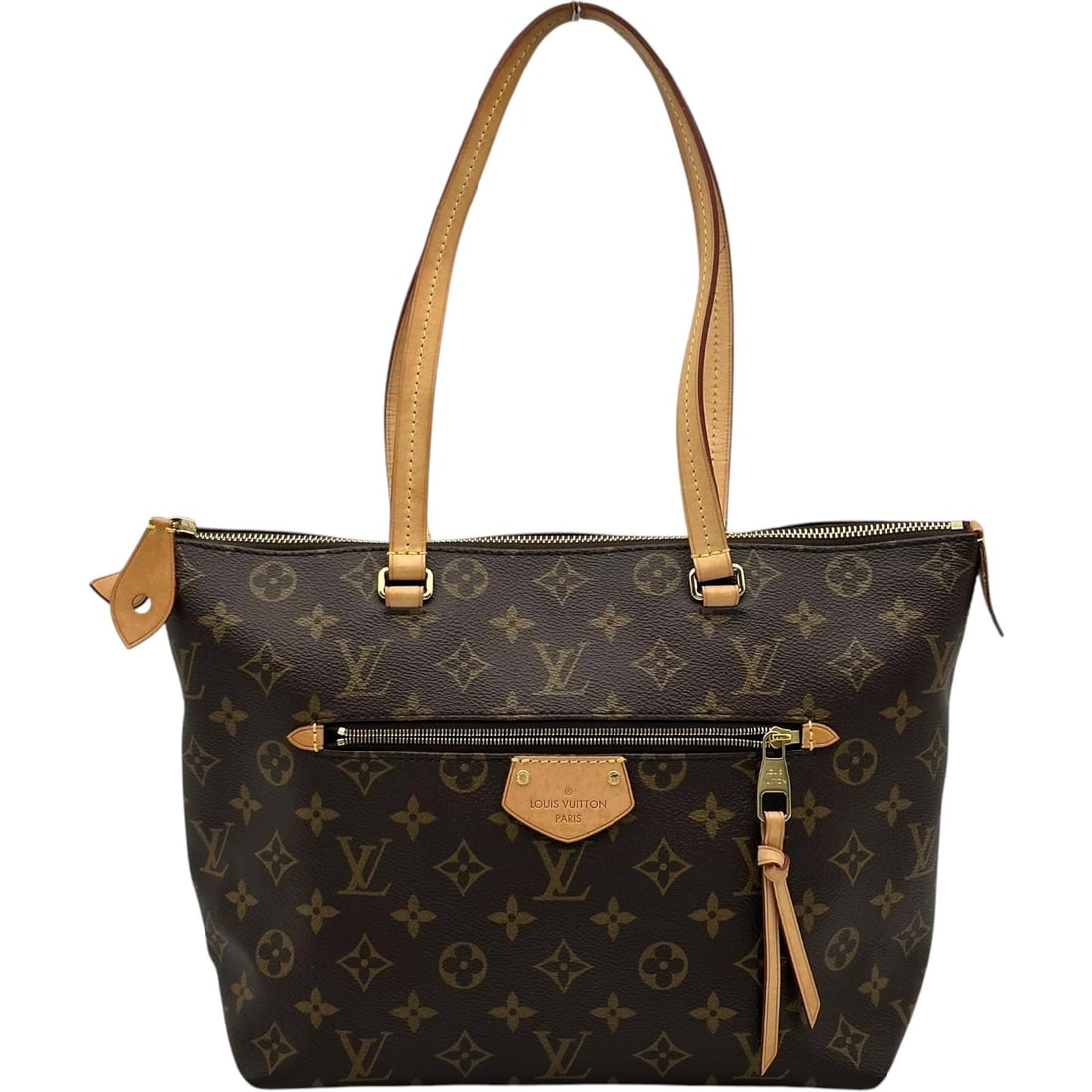 LOUIS VUITTON JENA PM TOTE BAG: LOUIS VUITTON Jena PM Tote Bag Brand: LOUIS VUITTON Type/Style: Tote Bag Material: Monogram canvas Color: Brown Size: W14.6 x H9.1x D5.5inch Accessories: None Accessories Notice: When purc