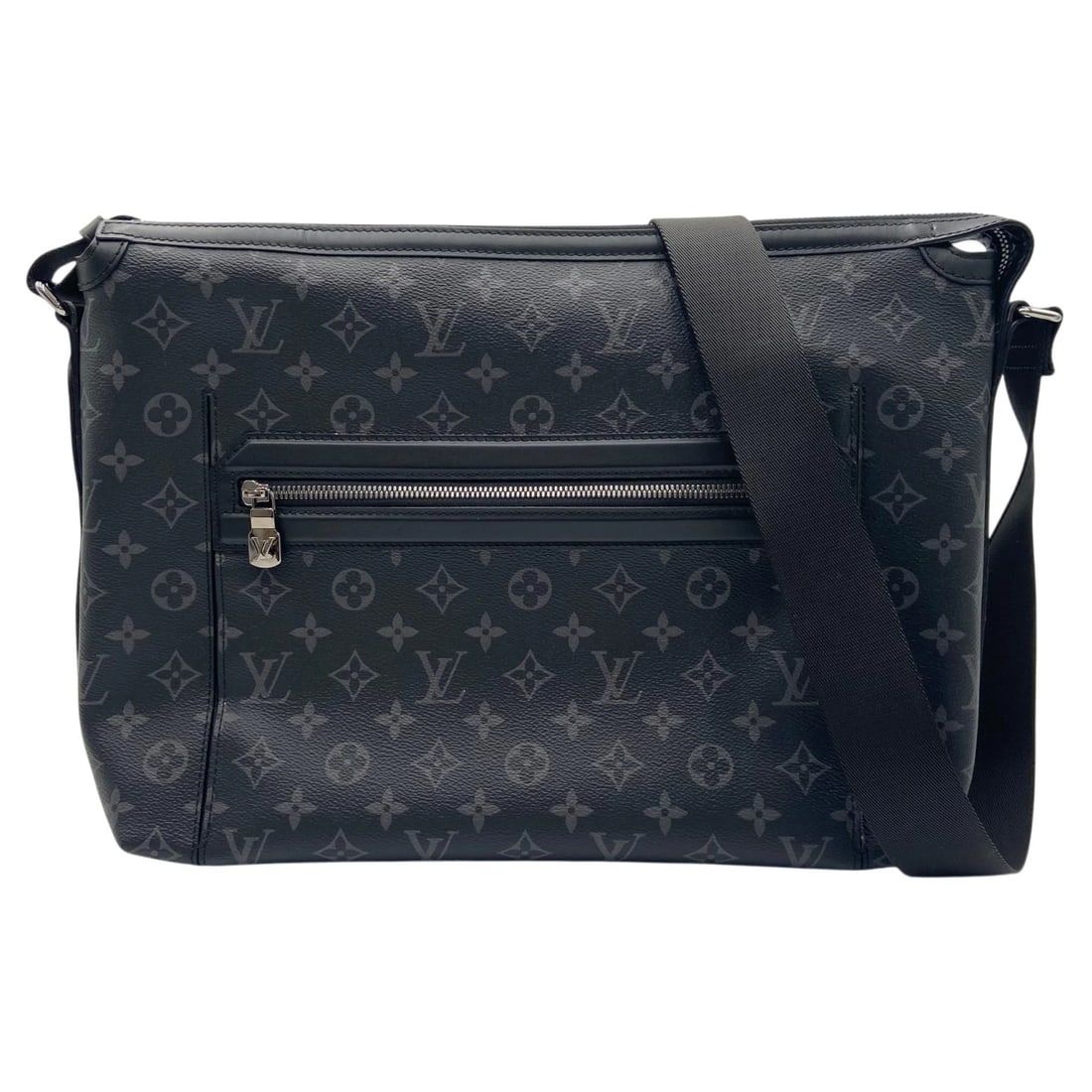 LOUIS VUITTON ODIS MESSENGER MM SHOULDER BAG: LOUIS VUITTON Odis Messenger MM Shoulder Bag Brand: LOUIS VUITTON Type/Style: Shoulder Bag Material: Monogram Eclipse Canvas Color: black Size: W13.8 x H11.8x D4.7inch Shoulder:22.0inch Accessorie