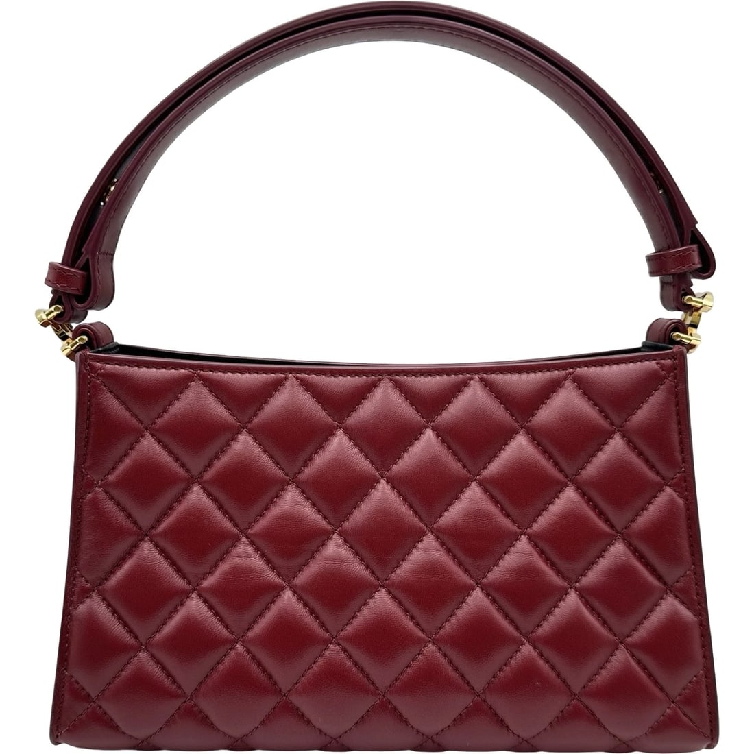 CHANEL MATELASSE CLASSICAL HANDBAG: CHANEL Matelasse Classical Handbag Brand: CHANEL Type/Style: Handbag Material: lambskin Color: Bordeaux Gold Hardware Size: W8.9 x H5.5x D2.8inch Shoulder:13.0inch Accessories: None Accessories