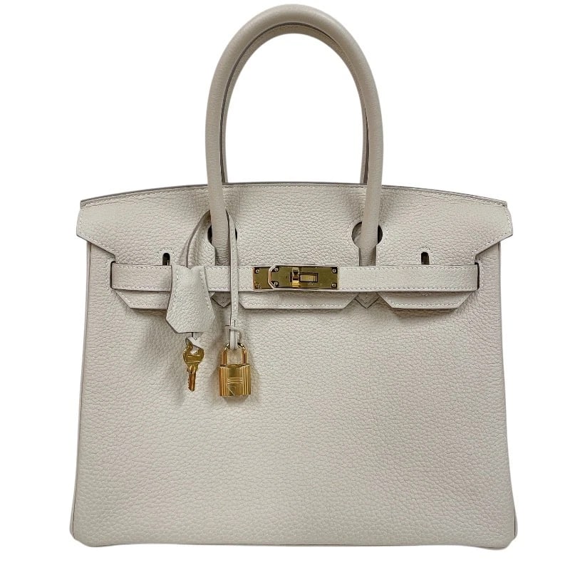 HERMES BIRKIN 30 HANDBAG: HERMES Birkin 30 Handbag Brand: HERMES Type/Style: Handbag Material: Togo Color: Kure Gold Hardware Size: W11.8 x H8.7x D6.3inch Accessories: None Accessories Notice: When purchasing pre-owned goods,