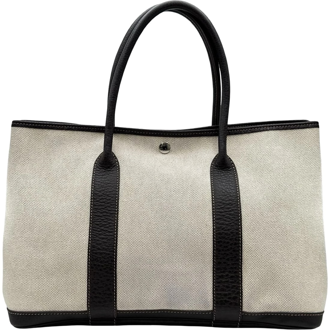 HERMES GARDEN PARTY PM TOTE BAG: HERMES Garden party PM Tote Bag Brand: HERMES Type/Style: Tote Bag Material: Towar Color: Brown Size: W14.2 x H10.2x D6.9inch Accessories: None Accessories Notice: When purchasing pre-owne