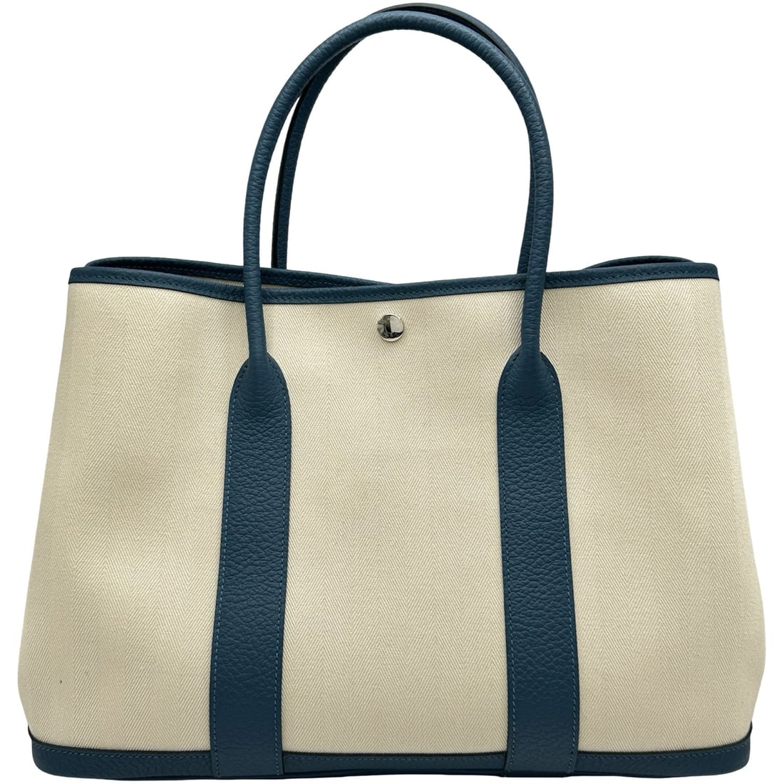HERMES GARDEN PARTY PM TOTE BAG: HERMES Garden party PM Tote Bag Brand: HERMES Type/Style: Tote Bag Material: Toile/Country Color: SilverHardware Size: W14.2 x H10.0x D6.7inch Accessories: None Accessories Notice: When pu
