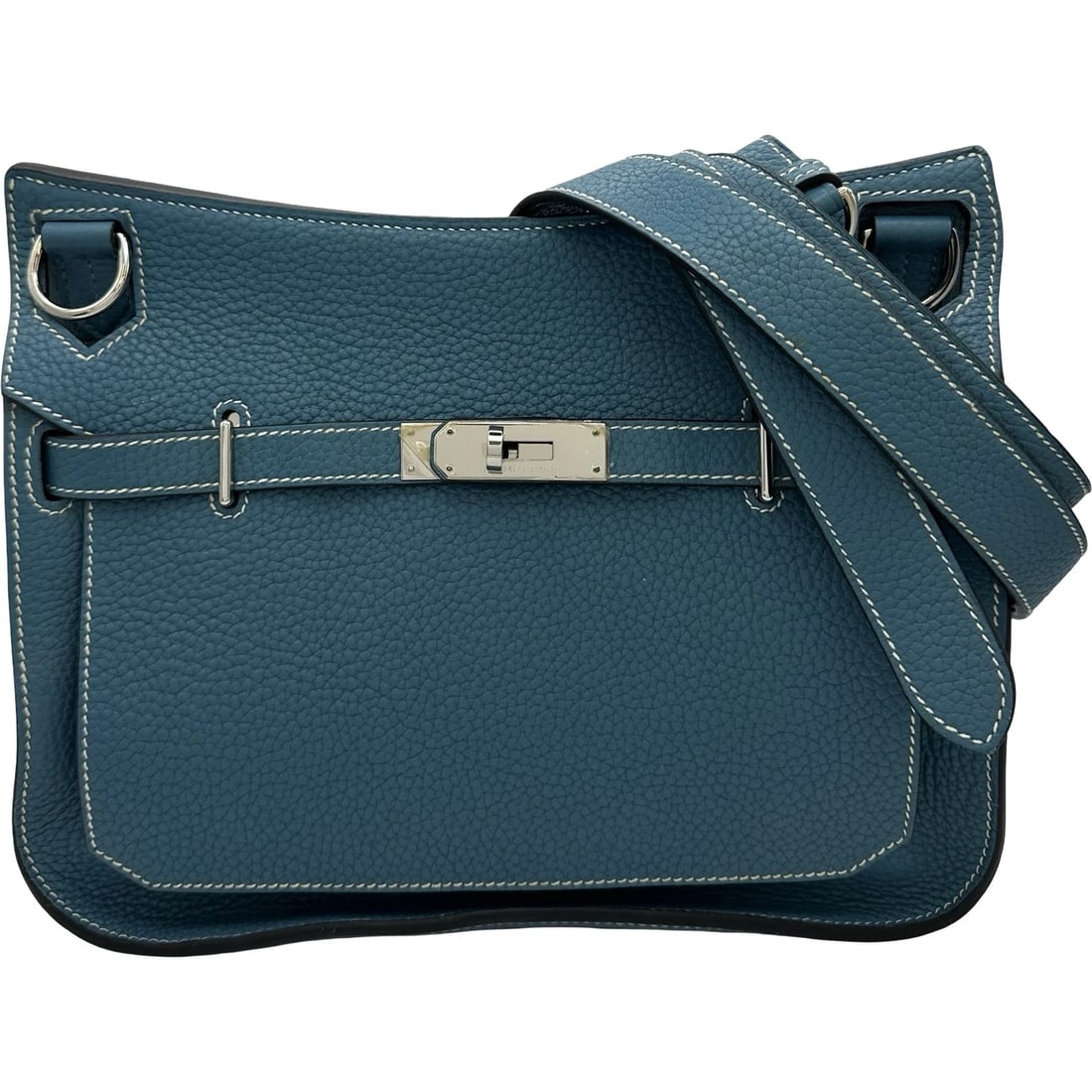 HERMES GYPSY SHIEL 28 SHOULDER BAG: HERMES Gypsy Shiel 28 Shoulder Bag Brand: HERMES Type/Style: Shoulder Bag Material: Taurillon Clemence Color: Blue gene Size: W10.6 x H8.5x D4.5inch Accessories: None Accessories Notice: W