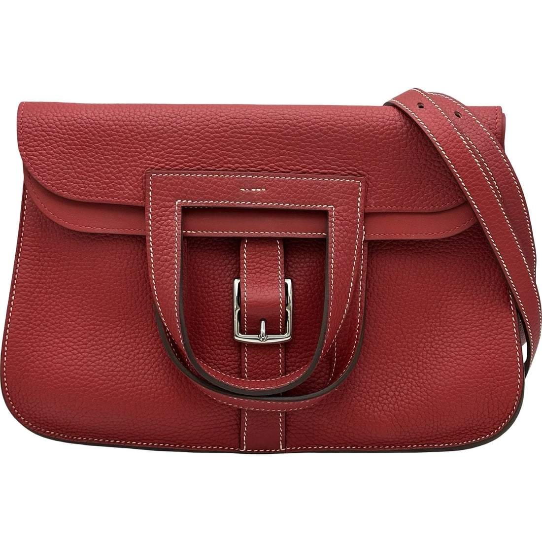 HERMES ARZAN 31 SHOULDER BAG: HERMES Arzan 31 Shoulder Bag Brand: HERMES Type/Style: Shoulder Bag Material: Taurillon Clemence Color: Rouge Kazak SilverHardware Size: W12.0 x H8.5x D3.3inch Accessories: None Accessorie