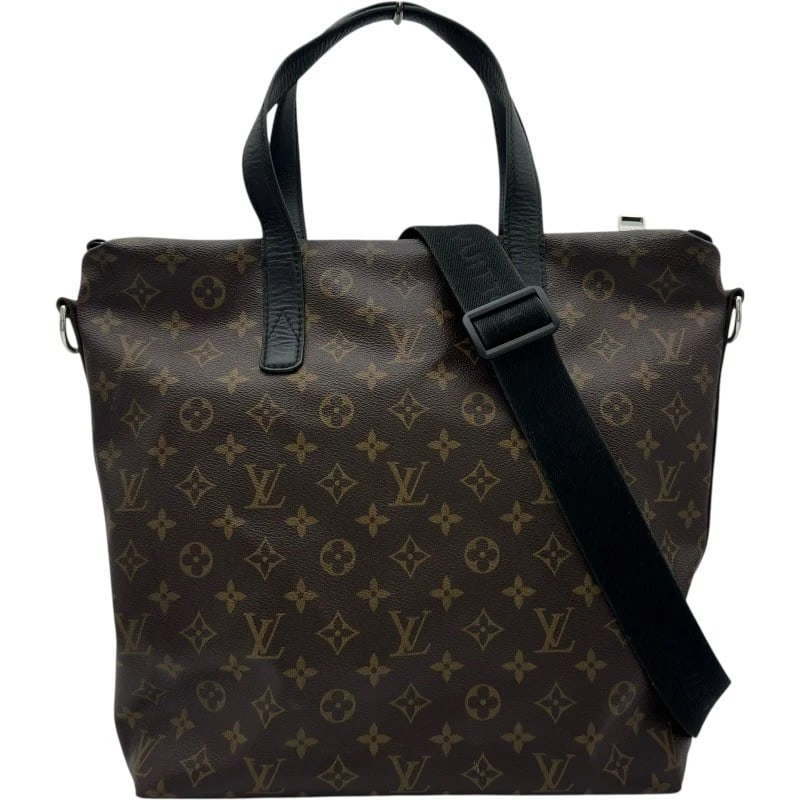 LOUIS VUITTON KITAN SHOULDER BAG: LOUIS VUITTON Kitan Shoulder Bag Brand: LOUIS VUITTON Type/Style: Shoulder Bag Material: Monogram Macasa Color: Brown Size: W15.4 x H13.8x D3.1inch Accessories: None Accessories Notice: Wh