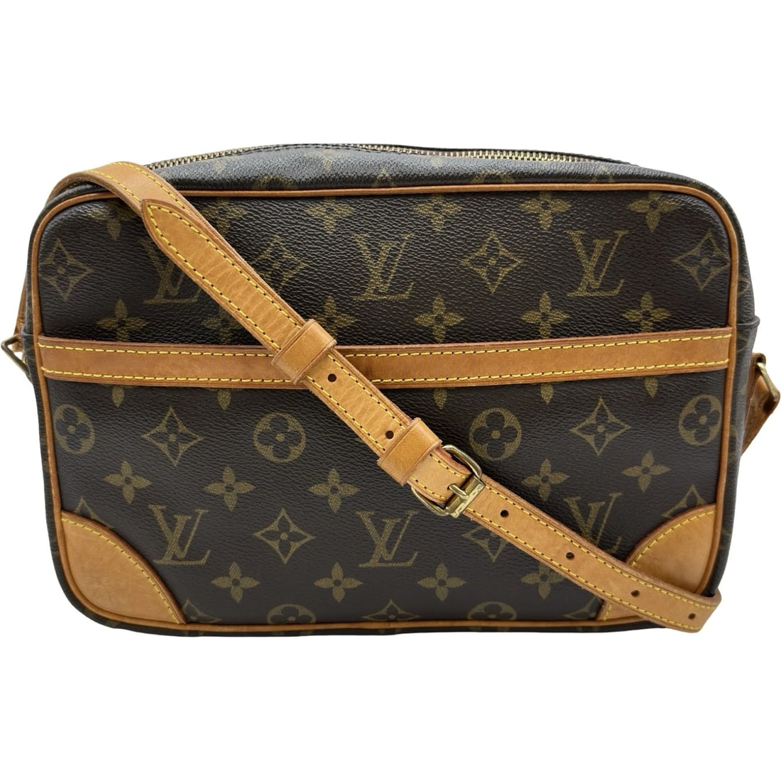 LOUIS VUITTON TROCADERO 27 SHOULDER BAG: LOUIS VUITTON Trocadero 27 Shoulder Bag Brand: LOUIS VUITTON Type/Style: Shoulder Bag Material: Monogram canvas Color: Brown Size: W9.8 x H6.7x D2.8inch Accessories: None Accessories Notic