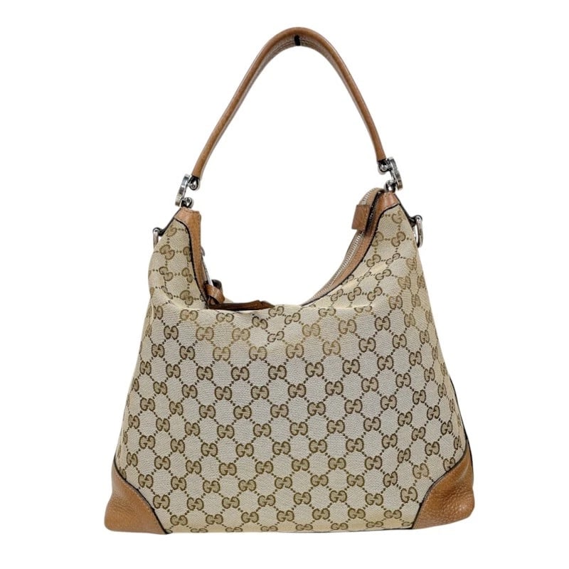 GUCCI GG CANVAS BOBO BAG TOTE BAG: GUCCI GG Canvas Bobo Bag Tote Bag Brand: GUCCI Type/Style: Tote Bag Material: GG canvas Color: Camel Size: W13.2 x H11.8x D4.9inch Accessories: None Accessories Notice: When purchasing pre