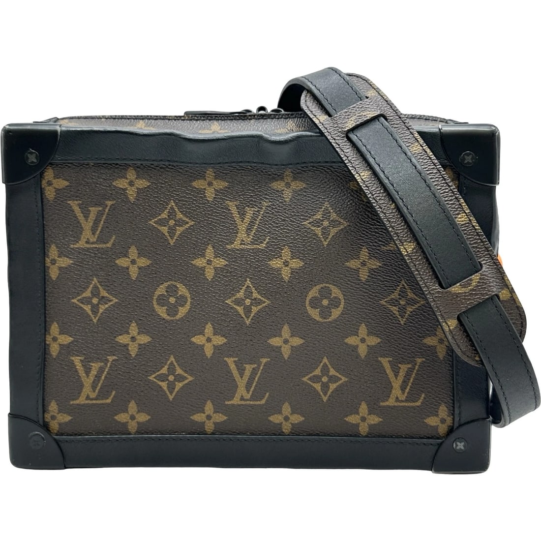 LOUIS VUITTON SOFT TRUNK SHOULDER BAG: LOUIS VUITTON Soft Trunk Shoulder Bag Brand: LOUIS VUITTON Type/Style: Shoulder Bag Material: Monogram Solar Powered Ray Color: Brown Size: W9.4 x H6.7x D3.5inch Accessories: None Accessor