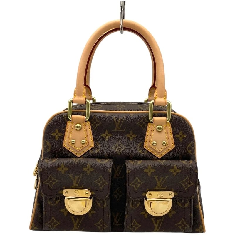 LOUIS VUITTON MANHATTAN PM HANDBAG: LOUIS VUITTON Manhattan PM Handbag Brand: LOUIS VUITTON Type/Style: Handbag Material: Monogram Color: Brown Size: W11.0 x H8.3x D5.5inch Accessories: None Accessories Notice: When purchasi