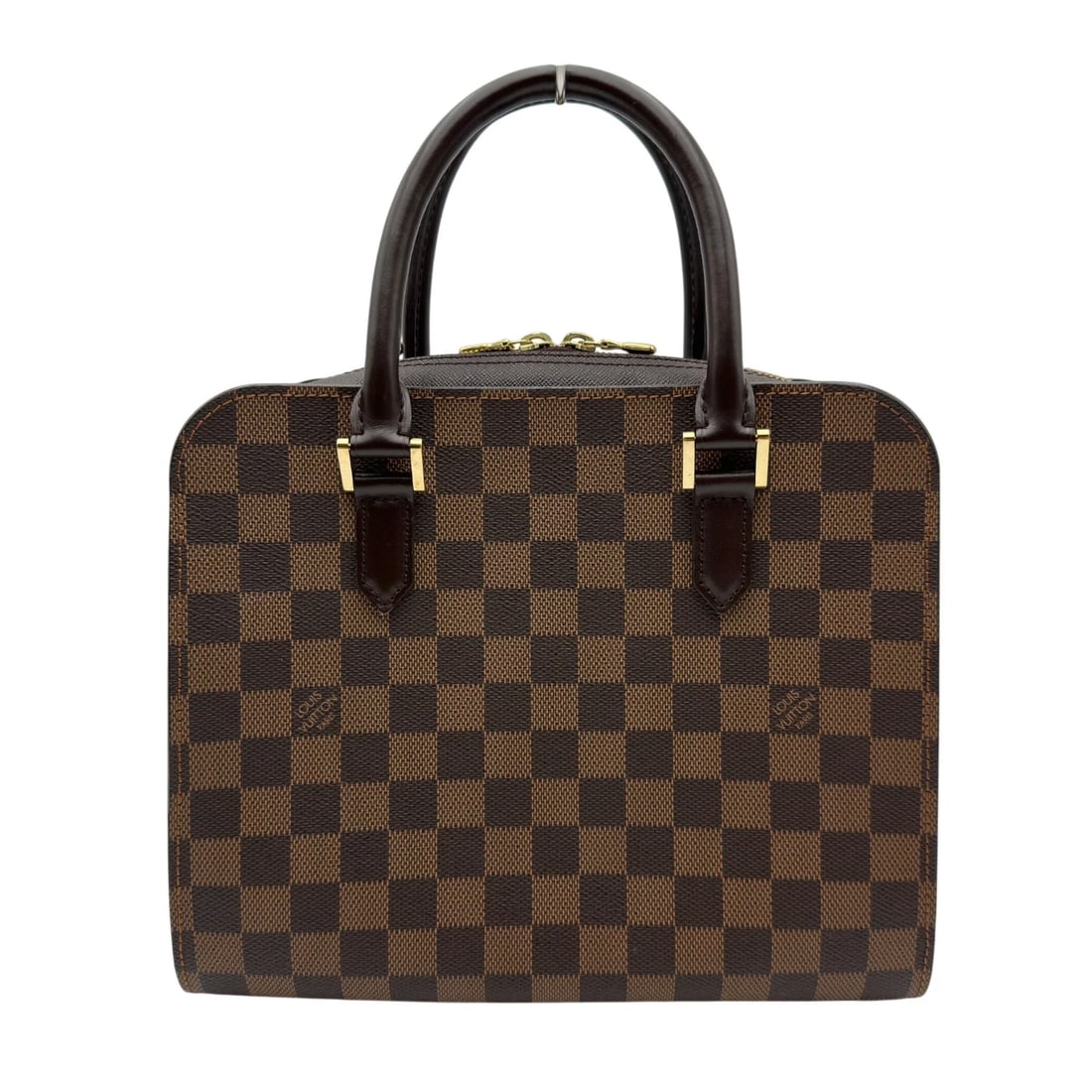 LOUIS VUITTON TRIANA HANDBAG: LOUIS VUITTON Triana Handbag Brand: LOUIS VUITTON Type/Style: Handbag Material: Damier/Leather Color: Brown Size: W10.4 x H8.7x D4.3inch Accessories: None Accessories Notice: When purchasi