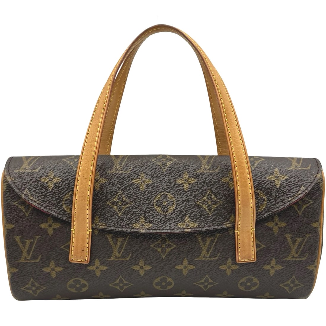 LOUIS VUITTON SONATINE HANDBAG: LOUIS VUITTON Sonatine Handbag Brand: LOUIS VUITTON Type/Style: Handbag Material: Monogram Color: Brown Size: W11.2 x H5.5x D2.4inch Accessories: None Accessories Notice: When purchasing p
