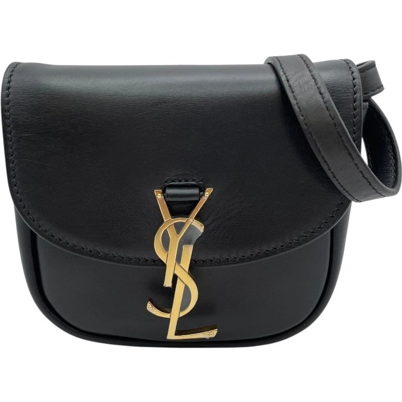 SAINT LAURENT SHOULDER BAG SHOULDER BAG: SAINT LAURENT Shoulder Bag Shoulder Bag Brand: SAINT LAURENT Type/Style: Shoulder Bag Material: leather Color: black Size: W5.9 x H5.3x D1.6inch Accessories: None Accessories Notice: When
