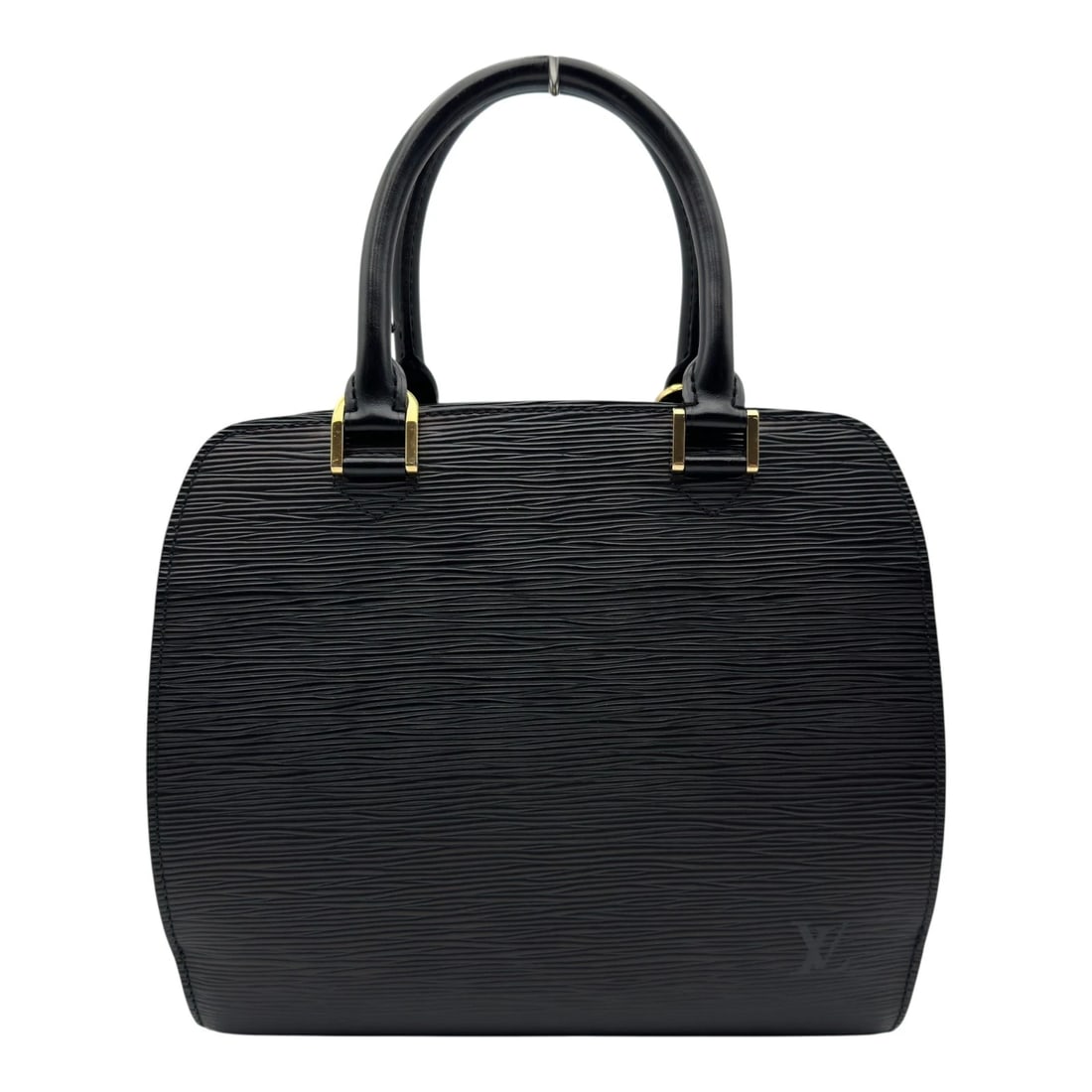 LOUIS VUITTON PONNEUF HANDBAG: LOUIS VUITTON Ponneuf Handbag Brand: LOUIS VUITTON Type/Style: Handbag Material: Epi Leather Color: black Size: W9.6 x H8.7x D3.5inch Accessories: None Accessories Notice: When purchasing