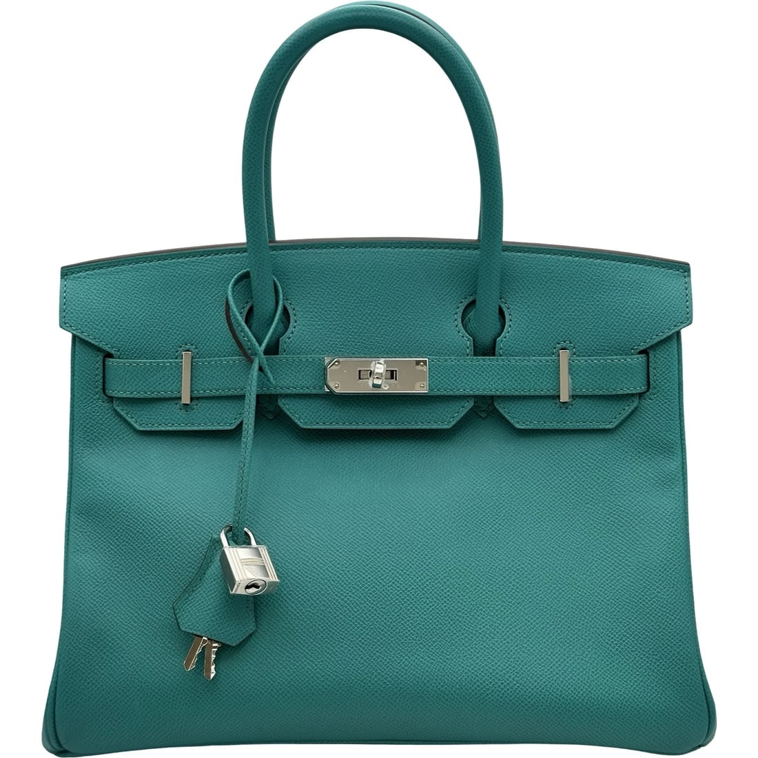 HERMES BIRKIN 30 HANDBAG: HERMES Birkin 30 Handbag Brand: HERMES Type/Style: Handbag Material: Epsom Color: Vert Verone SilverHardware Size: W11.4 x H9.4x D5.7inch Accessories: None Accessories Notice: When purchas