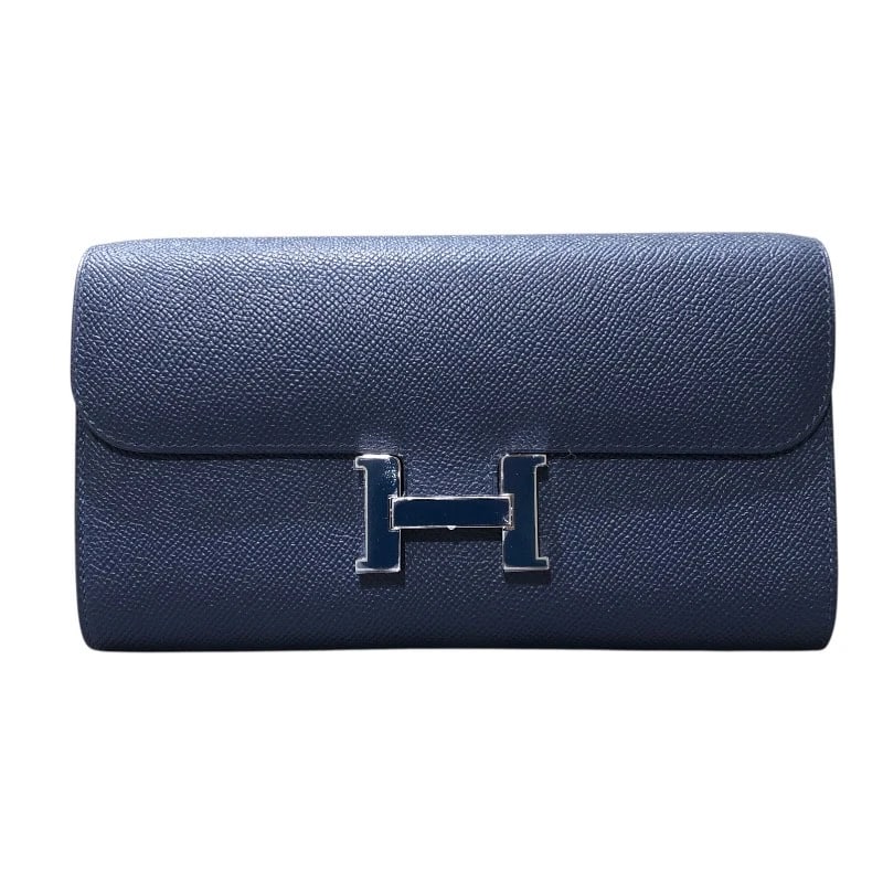HERMES CONSTANCE TO GO SHOULDER BAG: HERMES constance to go Shoulder Bag Brand: HERMES Type/Style: Shoulder Bag Material: Epsom Color: Blue Indigo, SilverHardware Size: W8.1 x H4.5x D0.0inch Accessories: None Accessories Notice: When