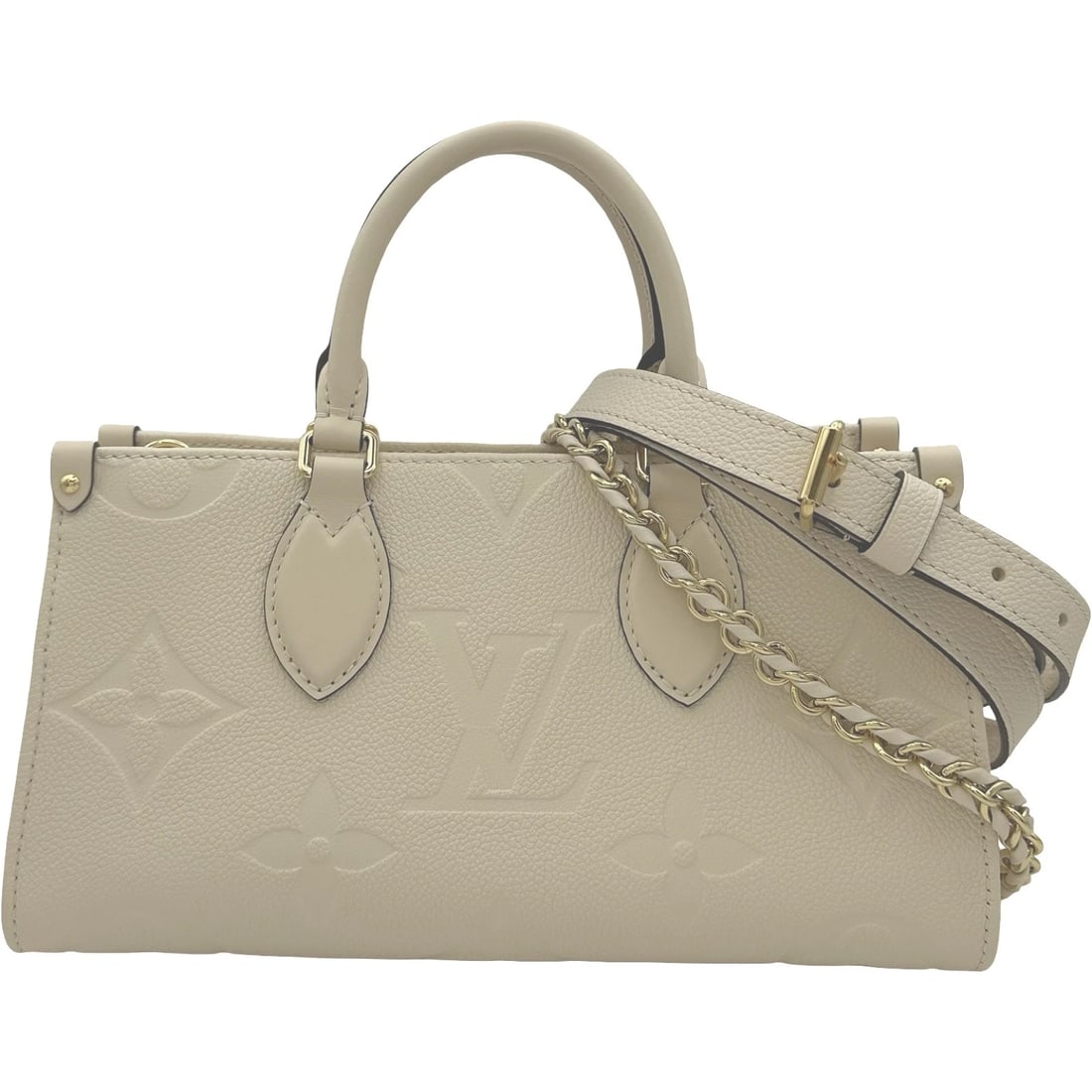 LOUIS VUITTON ON THE GO EW SHOULDER BAG: LOUIS VUITTON On the Go EW Shoulder Bag Brand: LOUIS VUITTON Type/Style: Shoulder Bag Material: Ann Platt Color: claim Size: W10.4 x H5.5x D3.5inch Accessories: None Accessories Notice: When