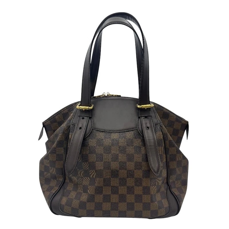LOUIS VUITTON VERONA MM TOTE BAG: LOUIS VUITTON Verona MM Tote Bag Brand: LOUIS VUITTON Type/Style: Tote Bag Material: Damier Color: Brown Size: W11.0 x H11.6x D7.1inch Accessories: None Accessories Notice: When purchasing pre-owned