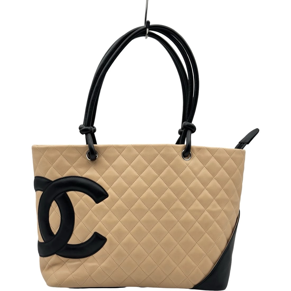 CHANEL CAMBON LINE TOTE LARGE 8TOTE BAG: CHANEL Cambon Line Tote Large 8Tote Bag Brand: CHANEL Type/Style: Tote Bag Material: lambskin Color: black Size: W15.0 x H9.4x D5.5inch Accessories: None Accessories Notice: When purchasin