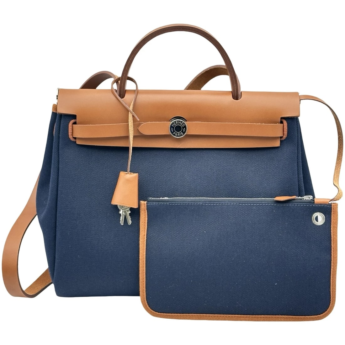 HERMES HERBAG ZIP PM SHOULDER BAG: HERMES Herbag Zip PM Shoulder Bag Brand: HERMES Type/Style: Shoulder Bag Material: Towar Color: SilverHardware Size: W11.8 x H9.8x D3.9inch Accessories: None Accessories Notice: When purchasing
