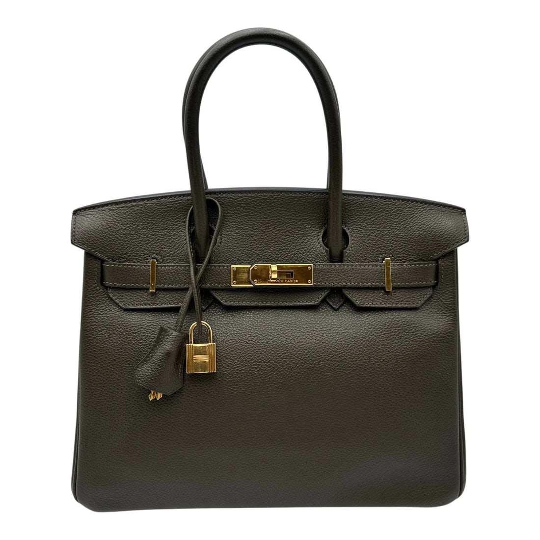 HERMES BIRKIN 30 HANDBAG: HERMES Birkin 30 Handbag Brand: HERMES Type/Style: Handbag Material: Togo Color: Canopy Gold Hardware Size: W11.8 x H9.8x D5.9inch Accessories: None Accessories Notice: When purchasing pre