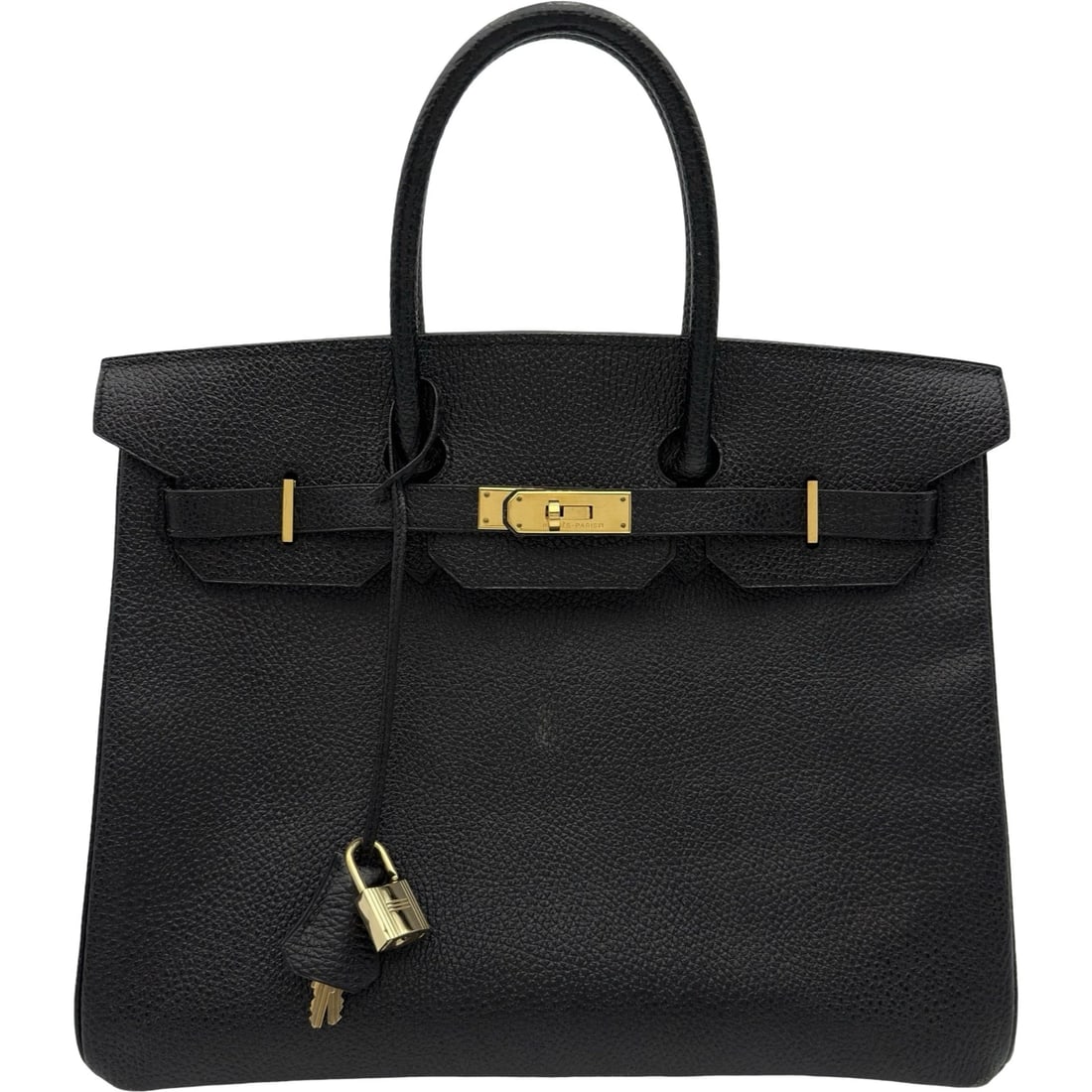 HERMES BIRKIN 35 HANDBAG: HERMES Birkin 35 Handbag Brand: HERMES Type/Style: Handbag Material: Ardenne Color: Black Gold Hardware Size: W13.8 x H9.8x D7.1inch Accessories: None Accessories Notice: When purchasing p