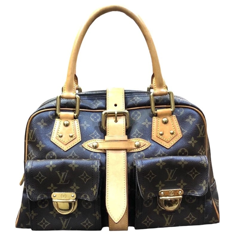 LOUIS VUITTON MANHATTAN GM HANDBAG: LOUIS VUITTON Manhattan GM Handbag Brand: LOUIS VUITTON Type/Style: Handbag Material: Monogram Color: Brown Size: W15.4 x H9.4x D5.1inch Accessories: None Accessories Notice: When purchasing
