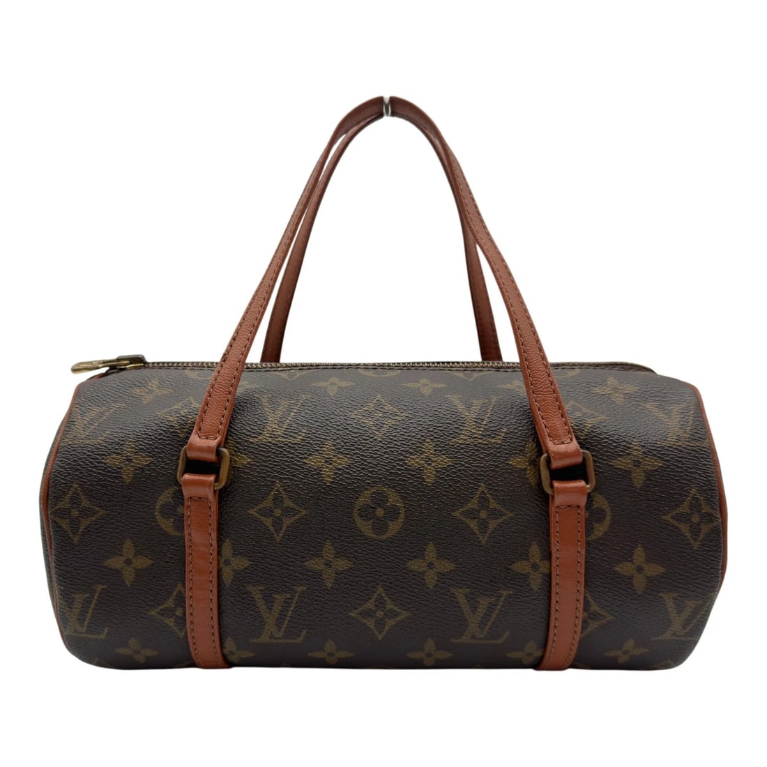 LOUIS VUITTON PAPILLON 26 HANDBAG: LOUIS VUITTON Papillon 26 Handbag Brand: LOUIS VUITTON Type/Style: Handbag Material: monogram/leather Color: Brown Size: W9.8 x H5.1x D5.1inch Accessories: None Accessories Notice: When purchasing