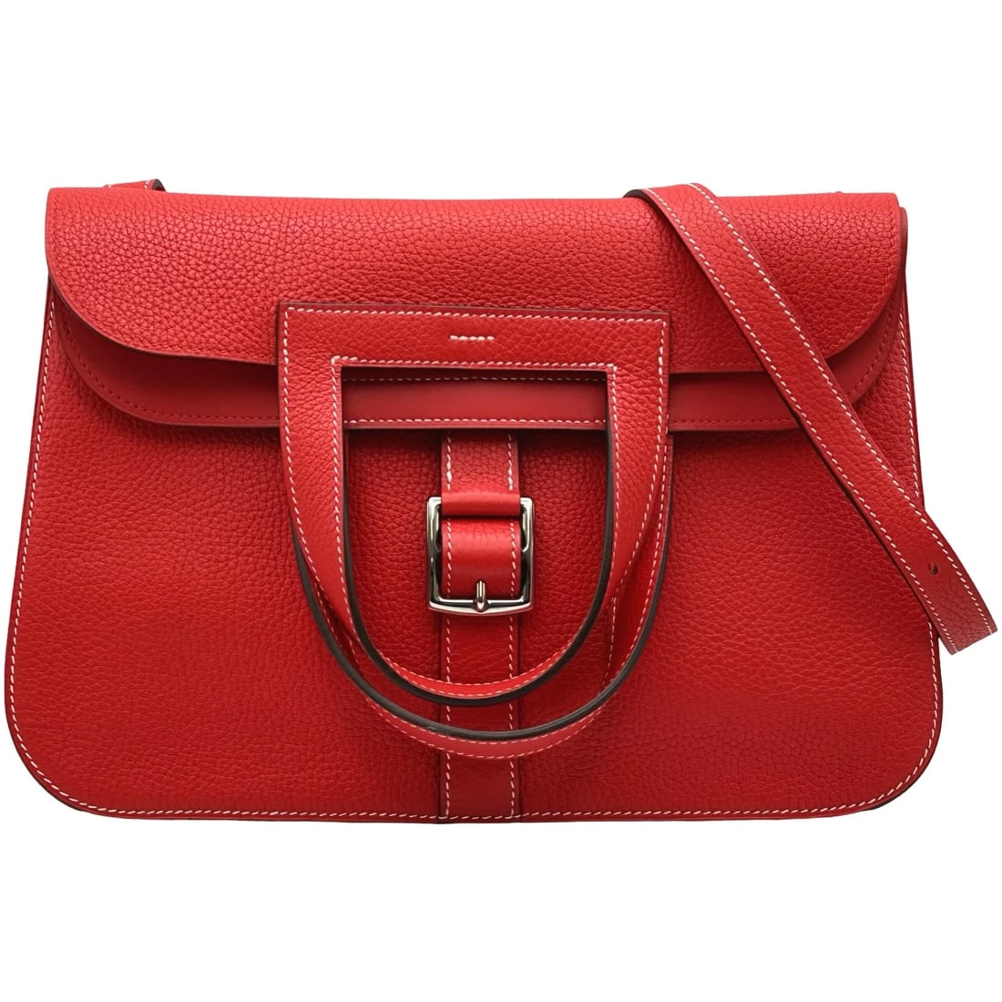 HERMES ARZAN 31 SHOULDER BAG: HERMES Arzan 31 Shoulder Bag Brand: HERMES Type/Style: Shoulder Bag Material: Taurillon Clemence Color: Rouge Kazak SilverHardware Size: W12.2 x H9.4x D3.5inch Accessories: None Accessories Notice: