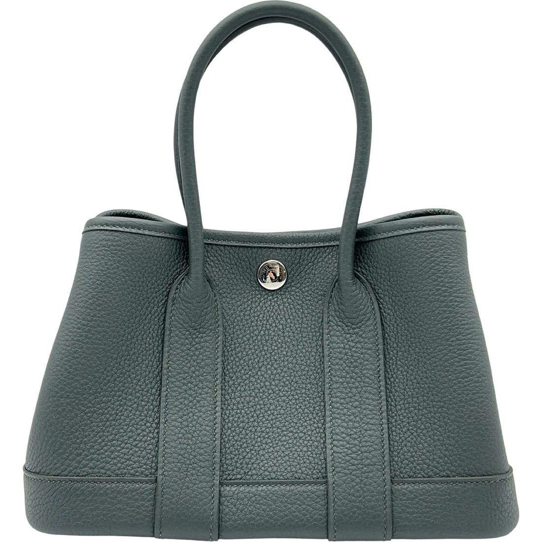 HERMES NEO GARDEN 23 HANDBAG: HERMES Neo Garden 23 Handbag Brand: HERMES Type/Style: Handbag Material: Negonda Color: Vere Amand Size: W9.1 x H5.9x D4.1inch Accessories: None Accessories Notice: When purchasing pre-owned goods,