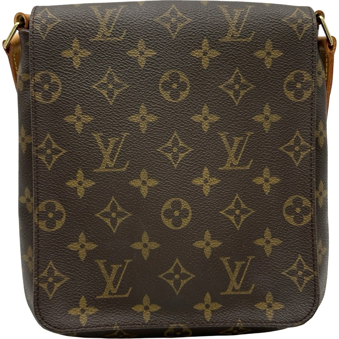 LOUIS VUITTON MUSETTE SALSA SHORT SHOULDER BAG: LOUIS VUITTON Musette Salsa Short Shoulder Bag Brand: LOUIS VUITTON Type/Style: Shoulder Bag Material: Monogram canvas Color: Brown Size: W8.7 x H9.3x D0.6inch Accessories: None Accessorie