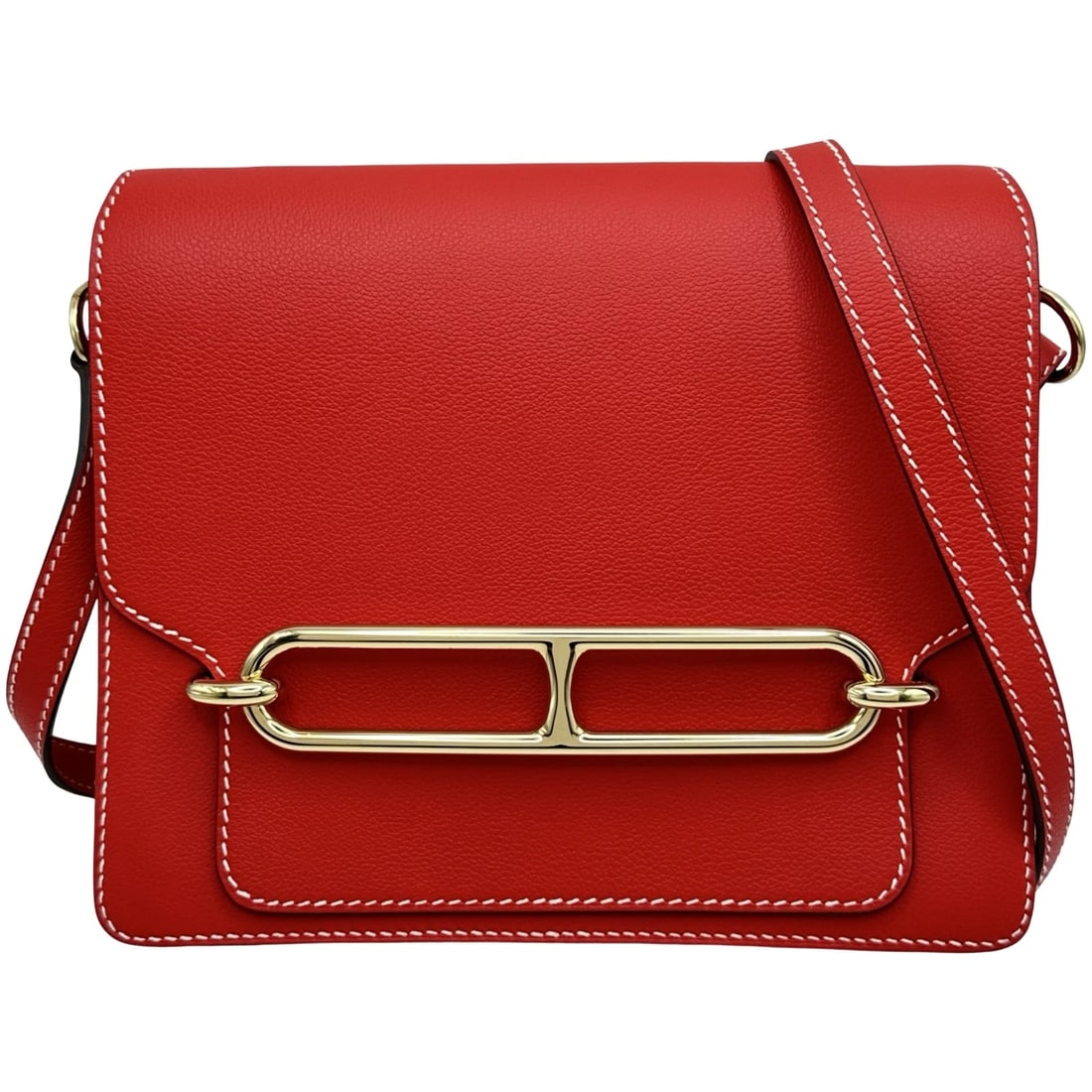 HERMES LOWRIS 23 SHOULDER BAG: HERMES Lowris 23 Shoulder Bag Brand: HERMES Type/Style: Shoulder Bag Material: Evercolor Color: Gold Hardware Size: W9.1 x H7.9x D2.4inch Accessories: None Accessories Notice: When purchasing