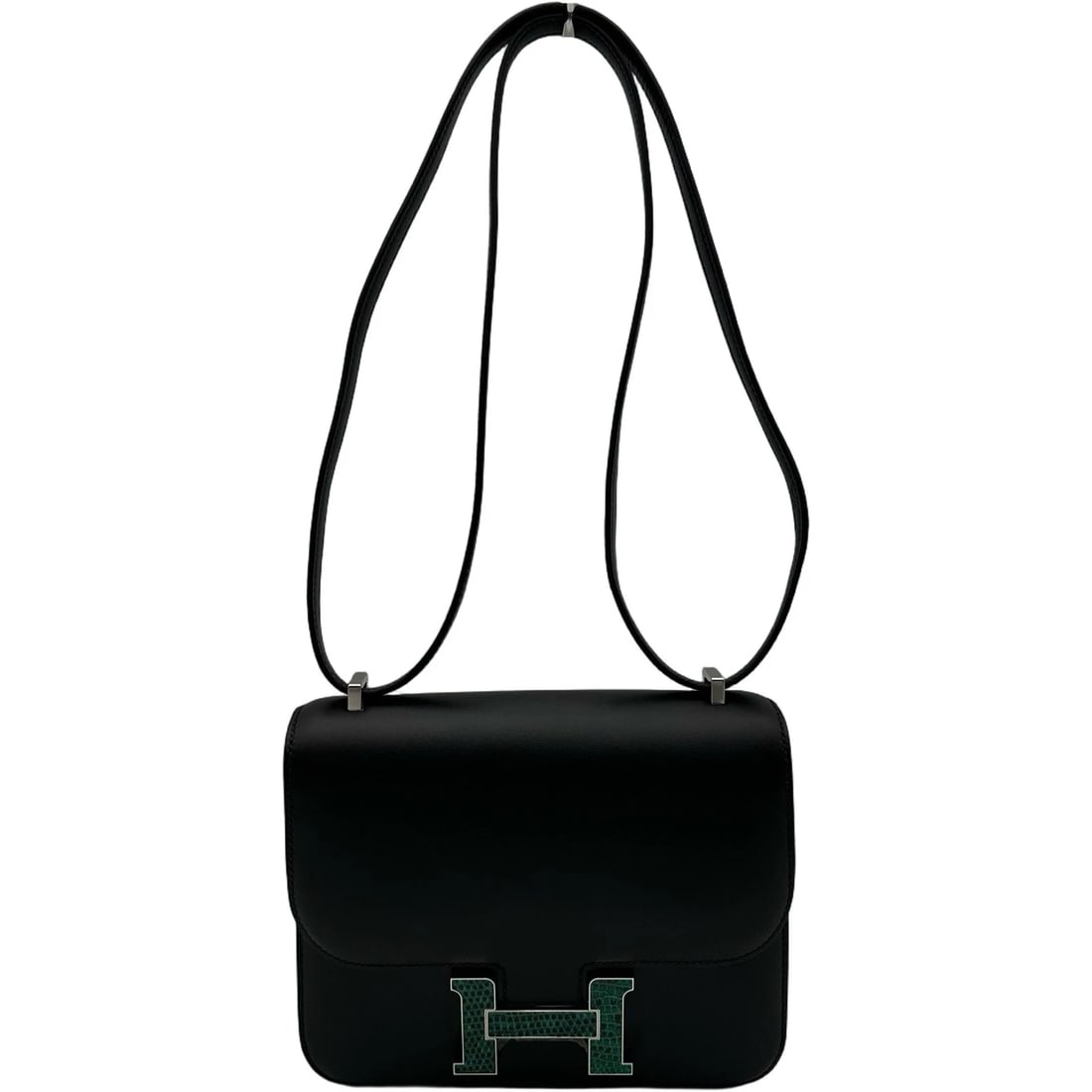 HERMES CONSTANCE 3 MINI SHOULDER BAG: HERMES Constance 3 mini Shoulder Bag Brand: HERMES Type/Style: Shoulder Bag Material: Vota De Lacto Color: Vert Vertigo SilverHardware Size: W7.1 x H5.9x D1.6inch Accessories: None Accesso