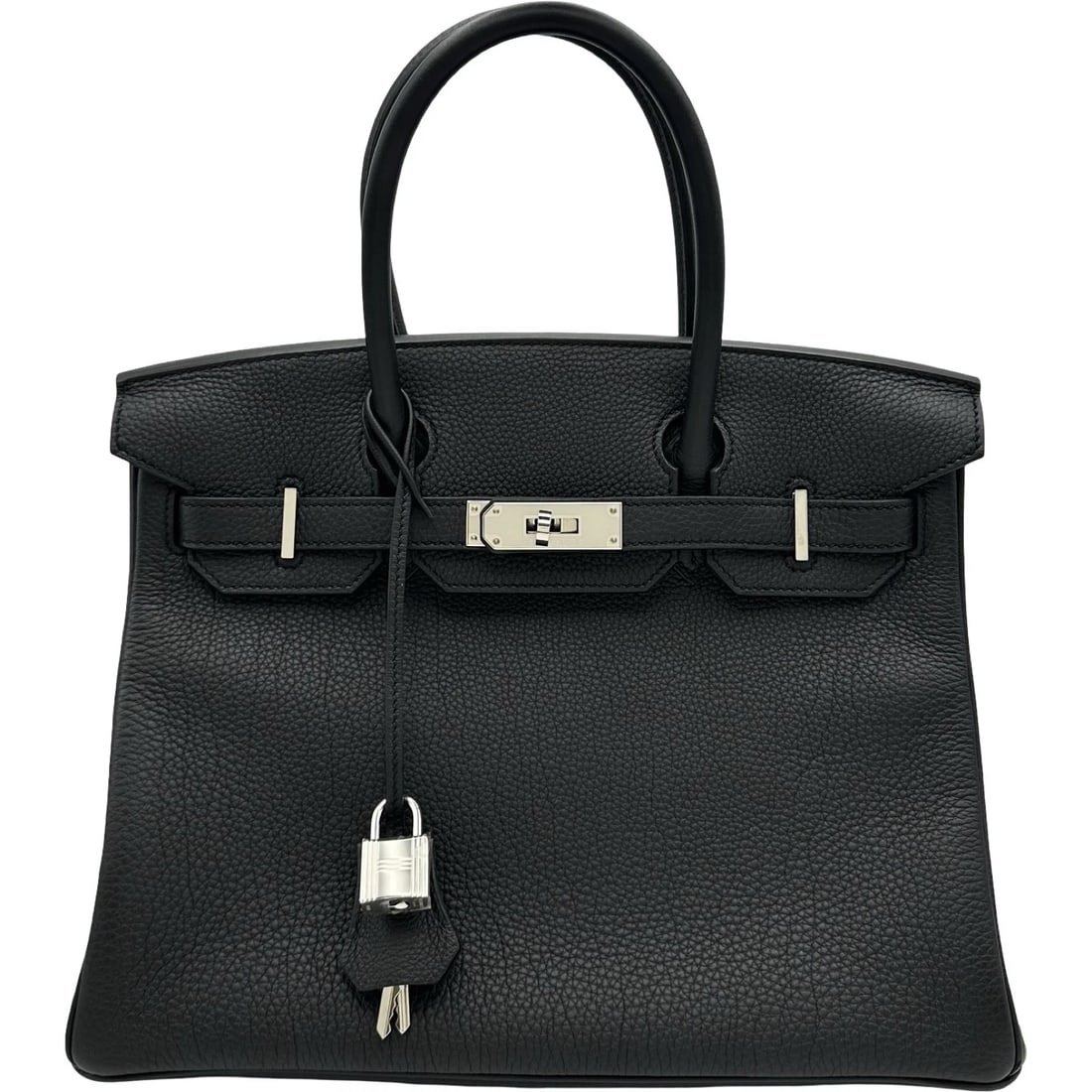 HERMES BIRKIN 30 HANDBAG: HERMES Birkin 30 Handbag Brand: HERMES Type/Style: Handbag Material: Togo Color: Black SilverHardware Size: W11.4 x H9.4x D5.9inch Accessories: None Accessories Notice: When purchasing pre