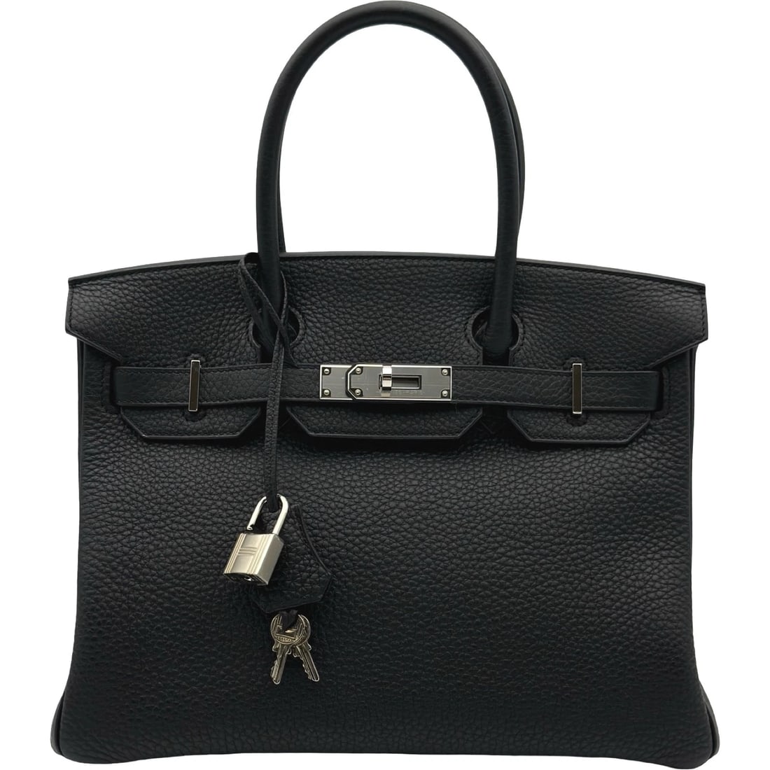 HERMES BIRKIN 30 HANDBAG: HERMES Birkin 30 Handbag Brand: HERMES Type/Style: Handbag Material: Togo Color: Black SilverHardware Size: W11.8 x H9.1x D5.9inch Accessories: None Accessories Notice: When purchasing pre